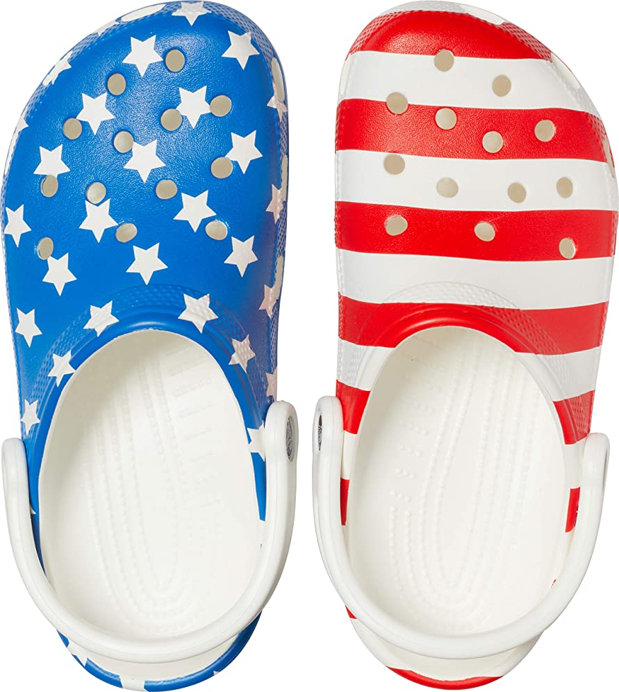 American Flag Clog | 4th of July Crocs Clogs - mxbraap